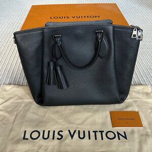 Louis Vuitton Haumea Mahina Noir Satchel Shoulder Bag